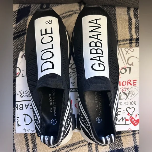 Dolce & Gabbana Sorrento Sneakers in Black - Size 46 - Excellent Condition - Picture 7 of 15